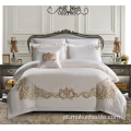 Conjuntos de roupas de cama de bordado de bordado para a cama queen -size